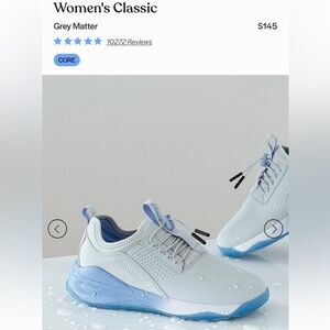 Clove Grey Matter Women's Classic Sneakers - Gray and Blue